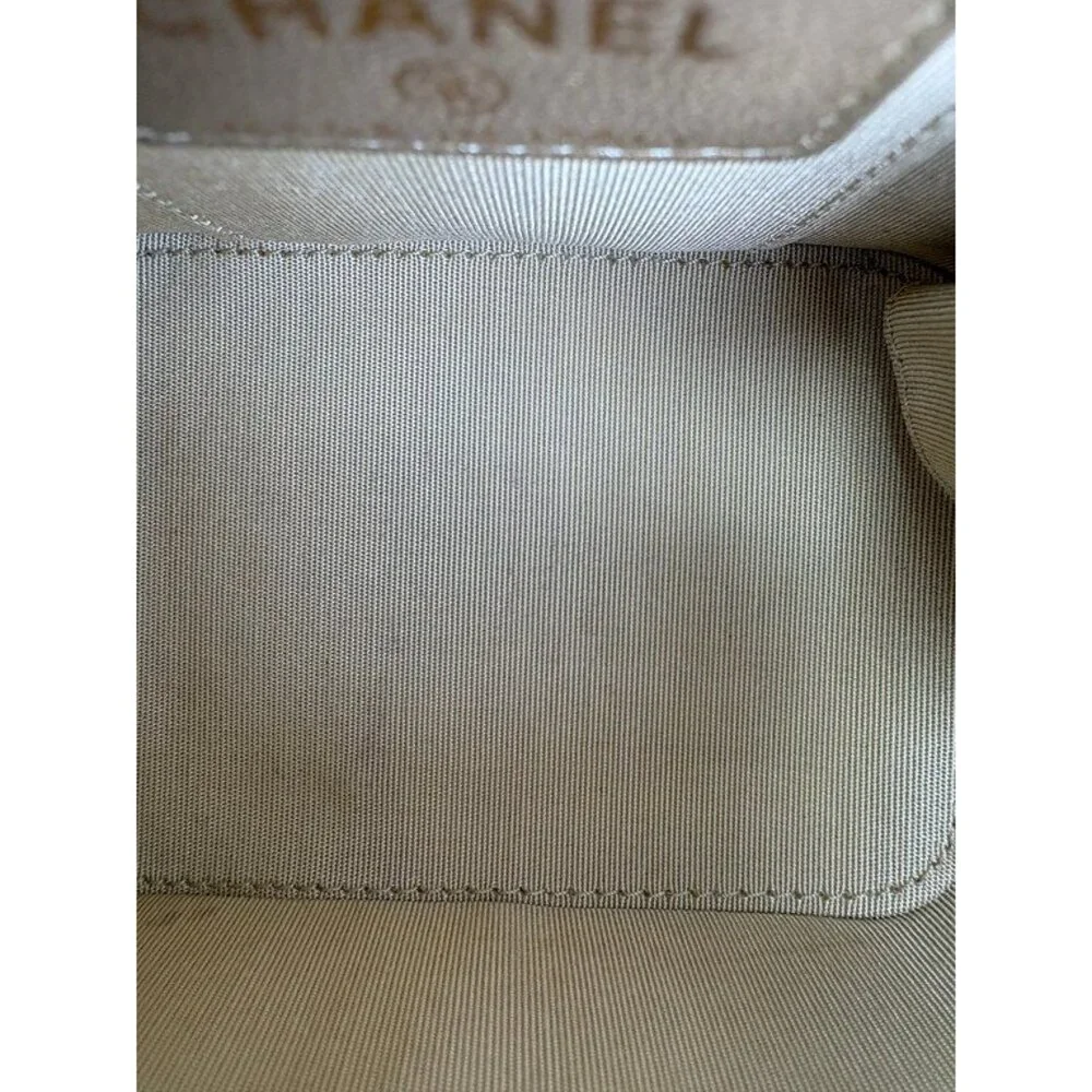 CHANEL Black Lambskin Vanity Case Small GHW